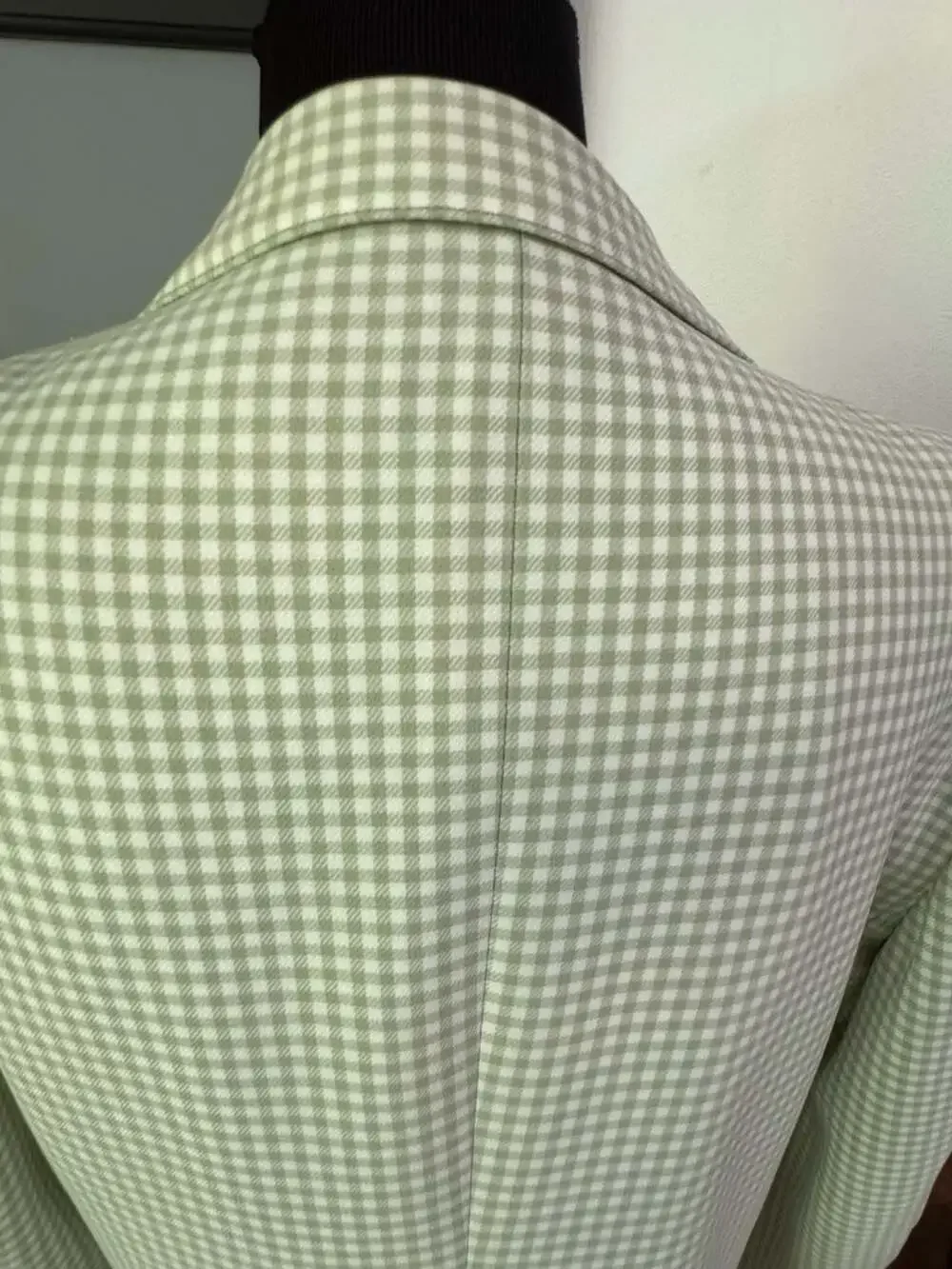 Vintage The Knack Men's Gingham Check Sport Coat Blazer